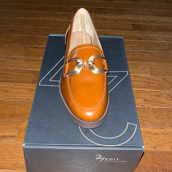 27 EDIT Naturalizer Tan Leather Beline Comfort Loafers Women’s Size 5.5 - Picture 5 of 9